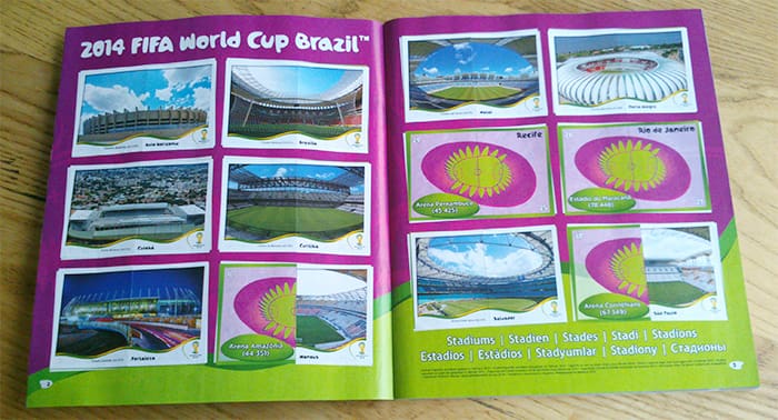 Álbum Panini del Mundial Barasil