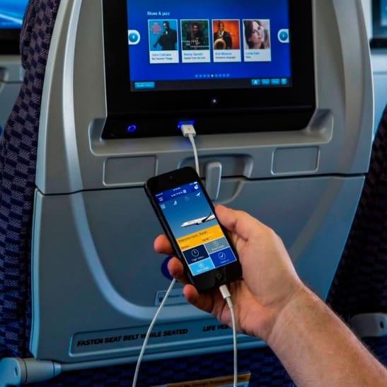 Uso de gadgets en los aviones