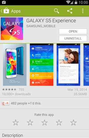 Galaxy S5 Experience