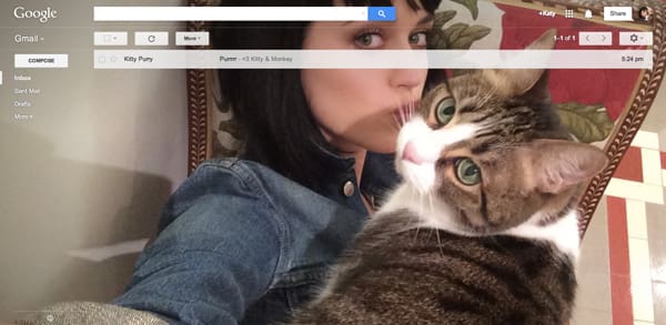 Herramienta en Gmail para compartir selfies