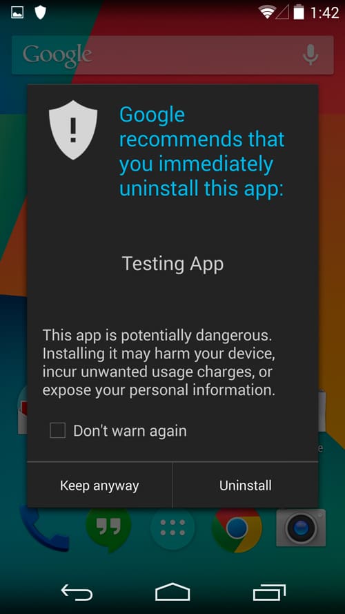 Verificación de aplicaciones