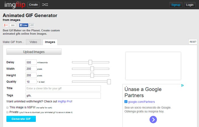 Aplicaciones para crear gifs