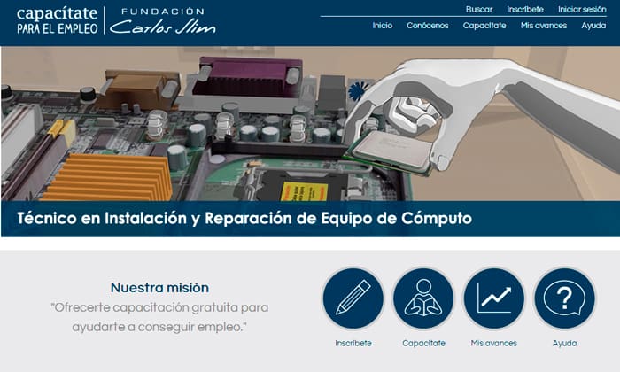 Capacítate para el Empleo con Fundación Carlos Slim