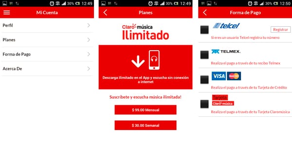 App Claromúsica