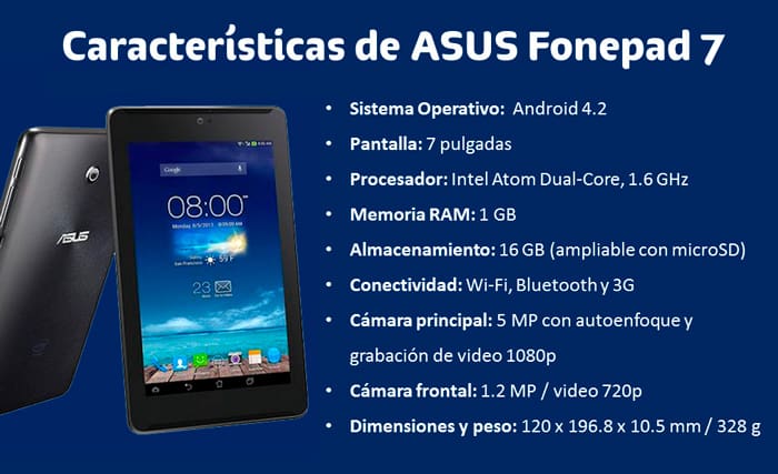 Asus Fonepad 7 llega a México