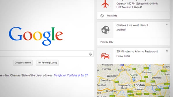 Google Now llega a las computadoras