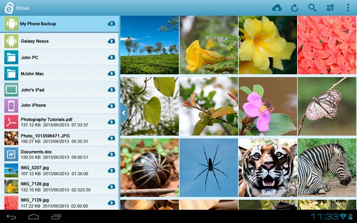 IDrive almacenamiento en la nube