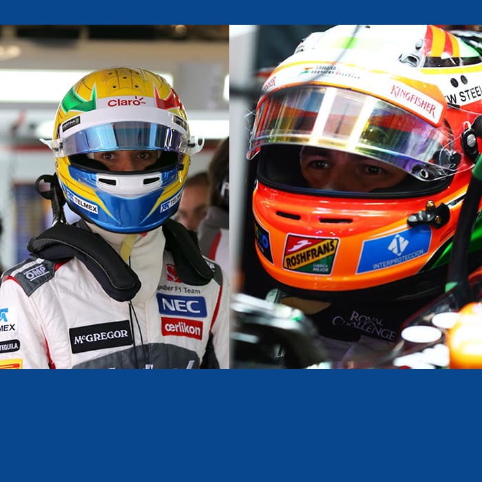 Sergio "Checo" Pérez y Esteban Gutiérrez