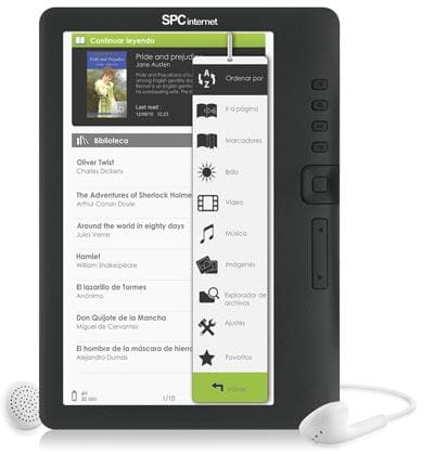 e-book reader SPC Internet
