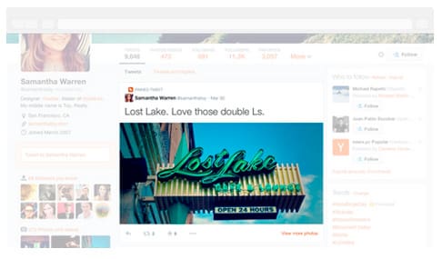 Nuevo perfil de Twitter