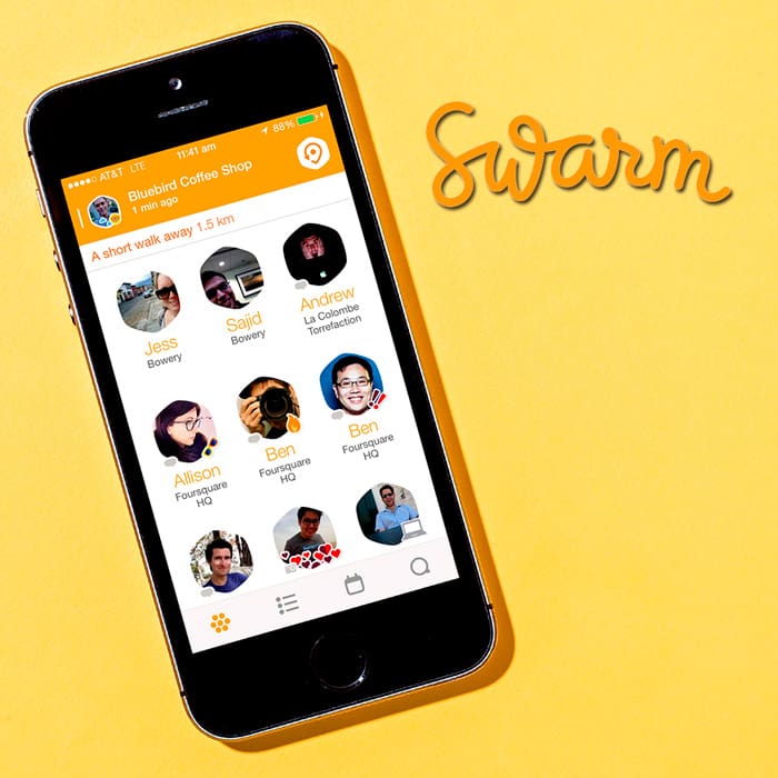 Swarm nueva app de Foursquare
