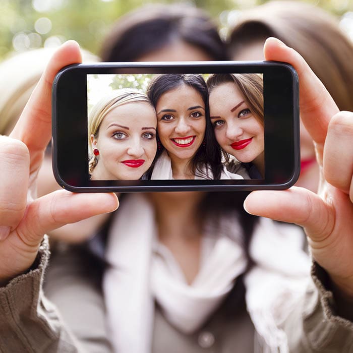 Smartphones para tomar selfies