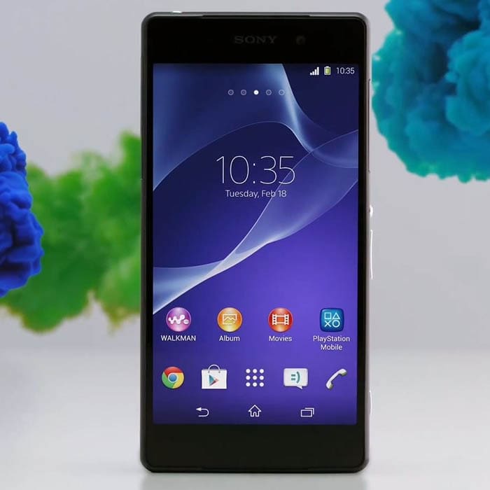 Pantalla del Sony Xperia Z2