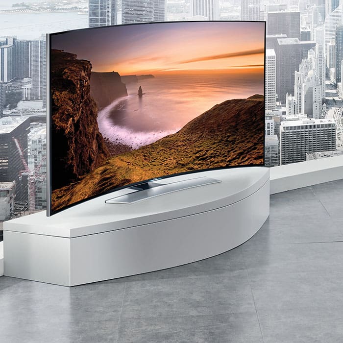 Pantalla UHD curva de Samsung