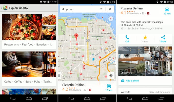 Actualización de Google Maps