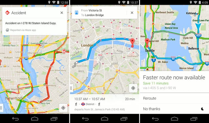 Actualización de Google Maps