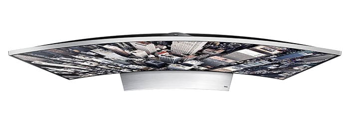 Pantalla UHD curva de Samsung