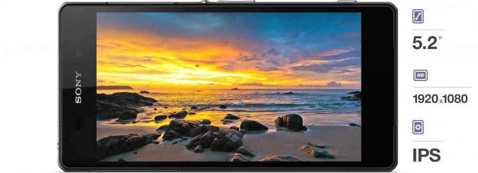 Pantalla del Sony Xperia Z2