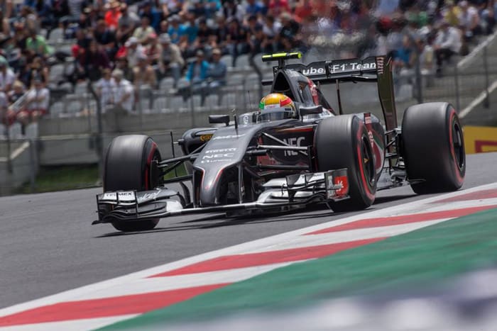 Esteban Gutiérrez en el Gran Premio de Austria