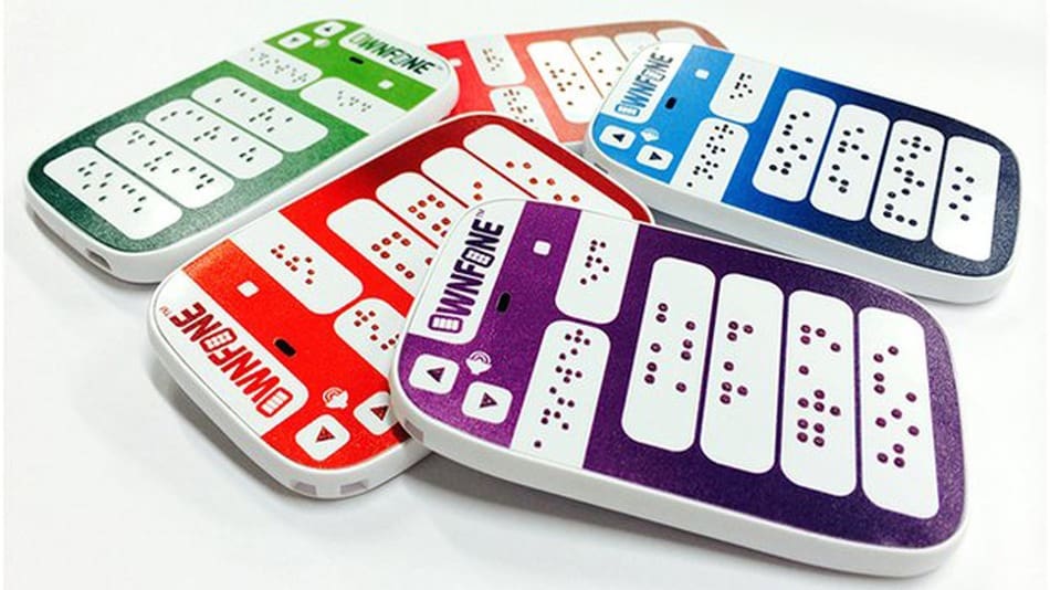 OwnFone teléfono Braille