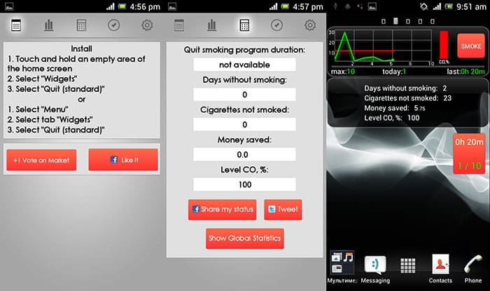 Apps para dejar de fumar