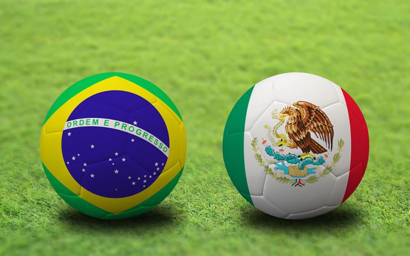 México le gana a Brasil en Twitter