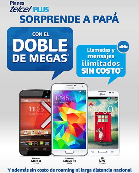 Telcel sorprende a papá