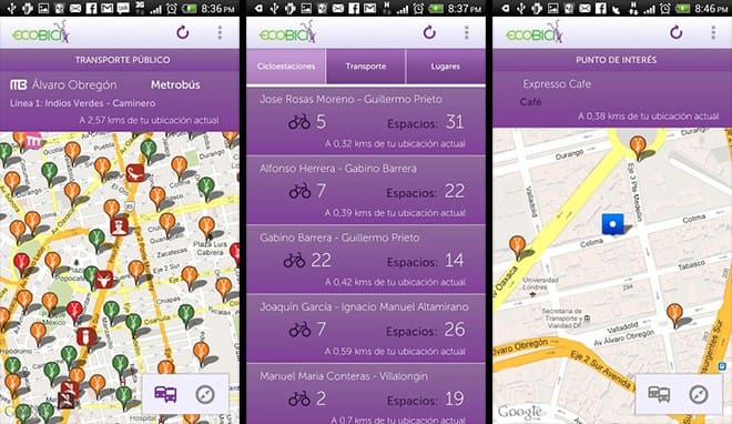 Apps tráfico y transporte