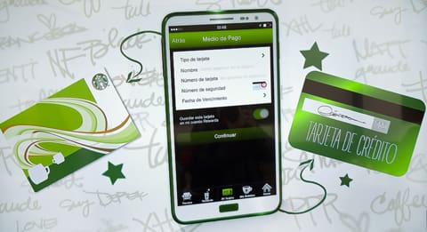 Pago móvil en Starbucks