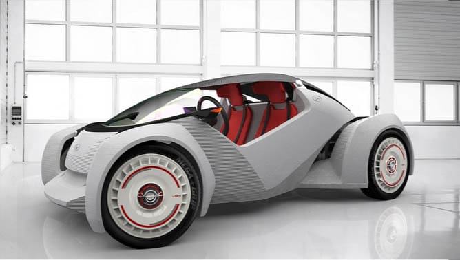 Strati, coche impreso en 3D