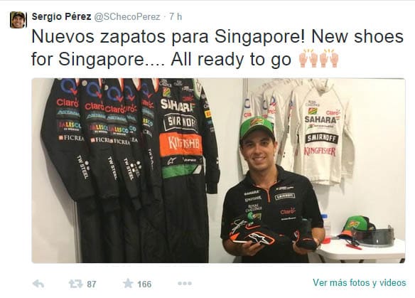 Checo Pérez Twitter