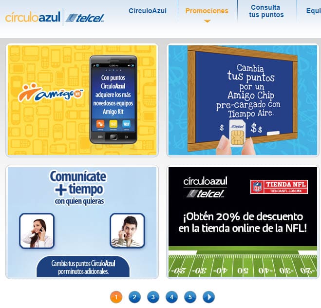 CírculoAzul Telcel - promociones