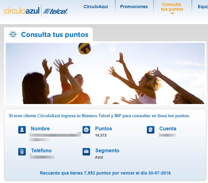 CírculoAzul Telcel - puntos