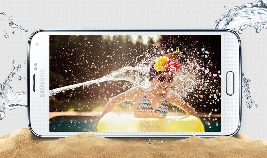 Galaxy S5 resistente al agua