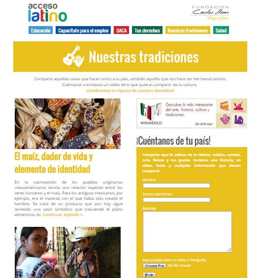 Acceso Latino - tradiciones