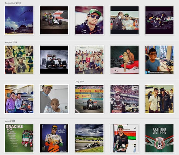 Checo Pérez Instagram