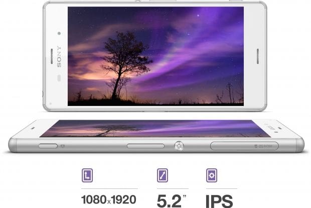 Xperia Z3 pantalla