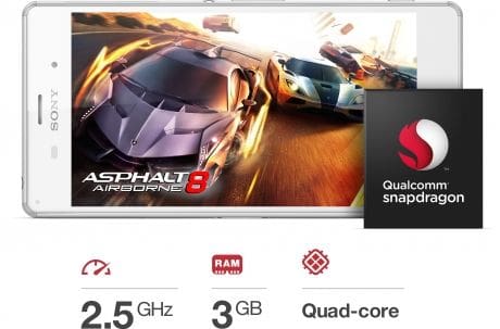 Xperia Z3 procesador