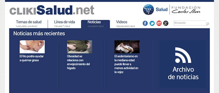 clikisalud - noticias