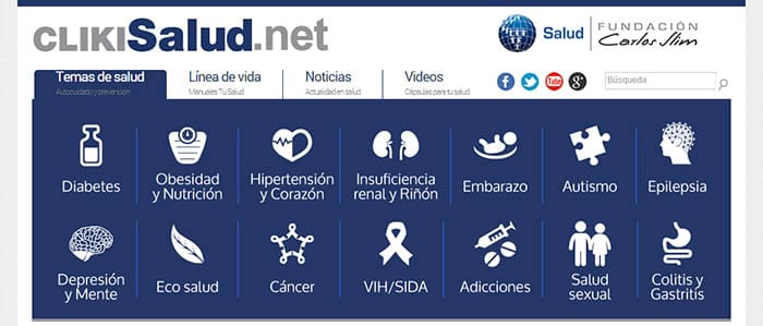 clikisalud - temas de salud