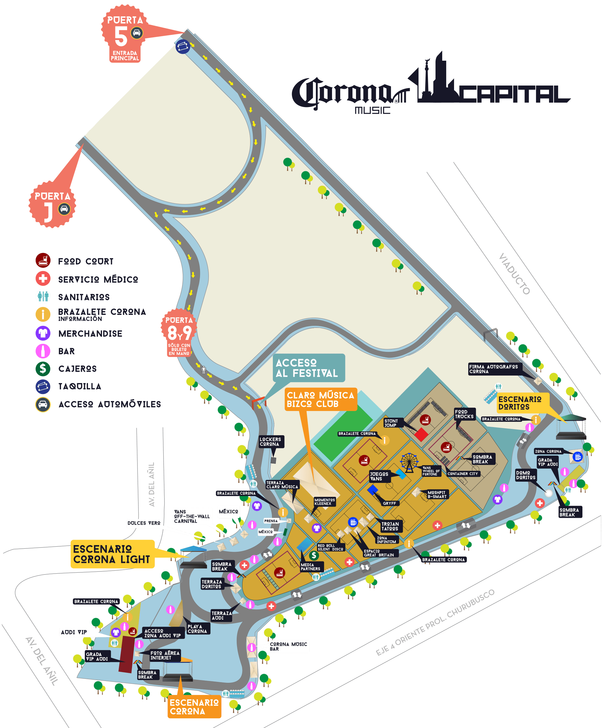 mapa corona capital