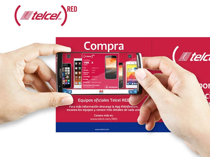 telcel red realidad aumentada