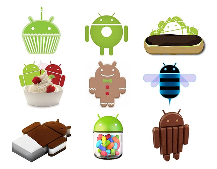 versiones de Android