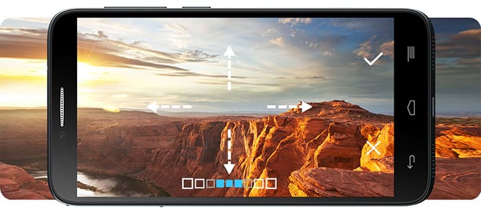 Anlatel One touch idol 2 cámara