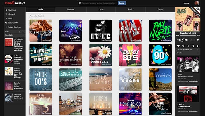 listas gratis claromúsica 2