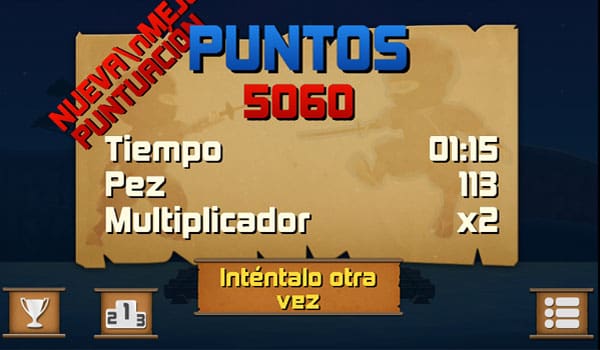 Ninja clash marcadores