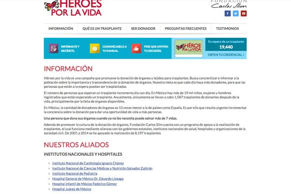 información Hxv