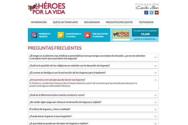 preguntas frecuentes hxv