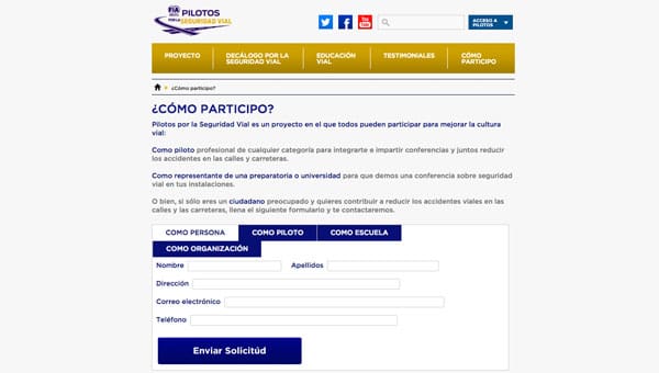como participo