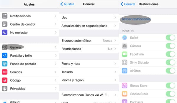 pasos ios